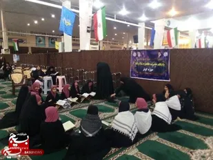 میقات صالحین با حضور بسیجیان در بوشهر برگزار شد