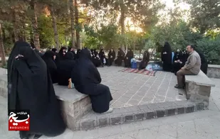 اجرای طرح بوستان تراز شهر اسلامی در بوستان علوی قم