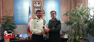 آیین تکریم و گرامیداشت هفته نیروی انتظامی در شهرستان نظرآباد