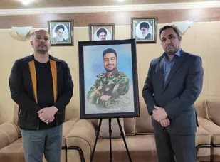 رونمایی از پوستر شهید &laquo;سید عباس صالحی روزبهانی&raquo; در بروجرد
