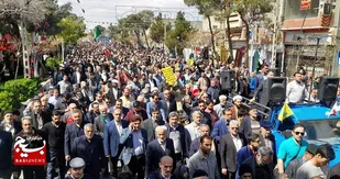 راهپیمایی روز قدس دامغان روایت حضور مثال زدنی مردمی همیشه در صحنه
