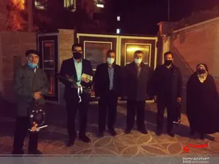 تجلیل از فرماندهان اسبق پایگاه ولیعصر(عج) روستای اروانه در سرخه