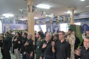 برگزاری مراسم سوگواری آقا عبداله الحسین ع در سپاه مبارکه