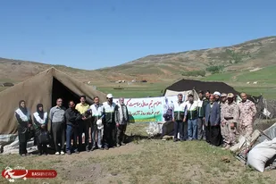 خدمات&zwnj;رسانی بسیجیان به عشایر مستقر در ارزانفود همدان