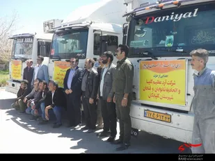 كمكهاي اتحاديه نانوايان و قنادان و بسيج اصناف گلپايگان به مناطق سيل زده