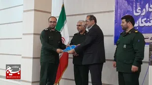 فرمانده حوزه بسیج اداری و کارگری معارفه گردید