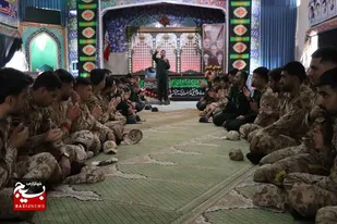 مراسم عزاداری اربعین حسینی در تیپ ۳۲ انصارالحسین(ع) همدان