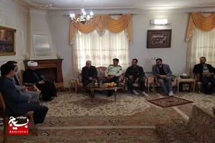 دیدار مسئولان تویسرکان با ۴ خانواده شهید عملیات مرصاد