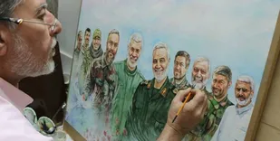 نقاشی شهدای مقاومت در لبنان رونمایی می&zwnj;شود