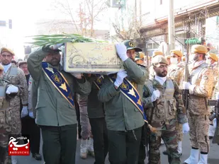 پیکر مطهر شهید گمنام در سلماس تشییع شد
