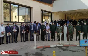 تجلیل سپاه شاهرود از کادر درمان بیمارستان امام حسین (ع) +تصاویر