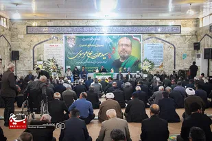 مراسم بزرگداشت شهید مدافع امنیت &laquo;سید محمدعلی موسوی&raquo; در برازجان برگزار شد