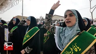رزمایش بزرگ ۳۰ هزار نفری اقتدار بسیجیان برگزار شد
