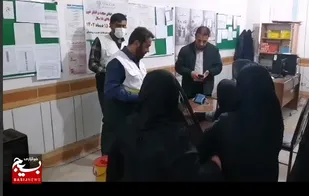 خدمت رسانی جهادگران پزشکی در لردگان