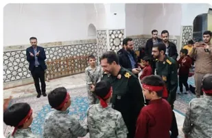 دیدار صمیمانه سردار ولی زاده با اعضای گروه سرود کشوری ساکنان آسمان پیشوا