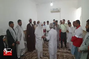 دیدار و تجلیل از خانواده شهدای شهرستان فنوج