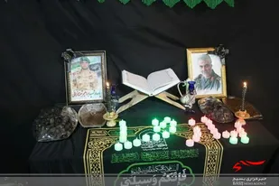برگزاری مراسم دهه دوم ایام فاطمیه و بزرگداشت شهید قاسم سلیمانی در مسجد حضرت ابوالفضل(ع) فرمهین+تصاویر