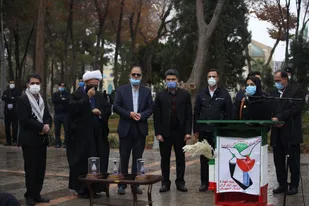 تجدید میثاق کادر درمان با شهدای مدافع سلامت