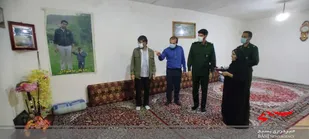 دیدار و سرکشی از خانواده معظم شهید والامقام مفقودالجسد شهید رمضانپور در لالی