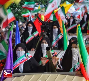 رژه باشکوه خواهران بسیجی؛ روح تازه در کالبد اجتماع ۵۲