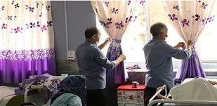 زیبا سازی اتاق سالمندان آسایشگاه کهریزک