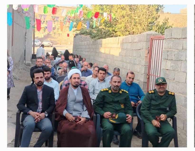 مراسم آبروی محله به یاد یک قهرمان، شهید حسنعلی ابوچناری در روستای ابوچناری شهرستان جغتای