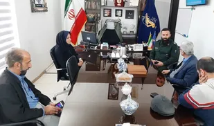 دیدار رئیس اداره فرهنگ و ارشاد اسلامی پیشوا با فرمانده سپاه