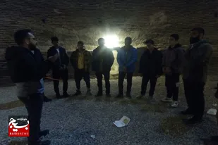 نوجوانان بسیجی از آب انبار سرخه بازدید کردند