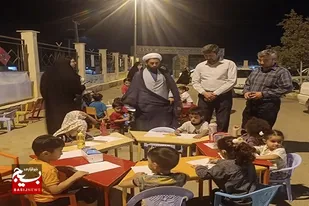 برگزاری ایستگاه نقاشی با موضوع کودکان غزه در کنارک