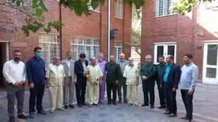 تجلیل فرماندهان و مسئولان شهرستان ملارد از جانیازان و ایثارگران دفاع مقدس