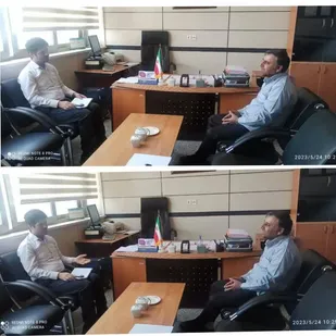 دیدار و جلسه مسئول بسیج مهندسین صنعت و معدن سپاه خراسان شمالی با مدیر کل دفتر جذب سرمایه گذاری استانداری