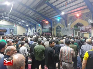 مراسم شب هفتم شهدای خدمت در شیخ شبان