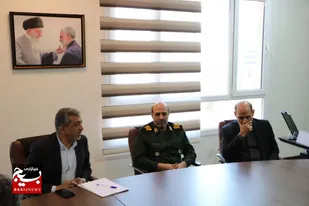 دیدار مشاور عالی رئیس بنیاد شهید، فرمانده سپاه استان البرز