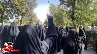 راهپیمایی &laquo;همدلی،خشم و نصر&raquo; درفریمان برگزار شد+عکس و فیلم