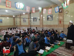 آیین جشن روزه اولی ها در مسجد جامع وردنجان
