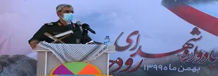 برگزاری یادواره 17 شهید دهستان رودخانه بر استان هرمزگان به روایت تصویر