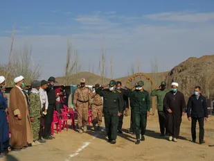 برگزاری همایش اقتدار بسیجیان بخش قهستان