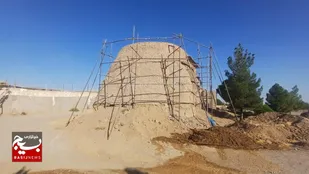 مرمت مسجد تاریخی شکر بار در سنگان خواف آغاز شد