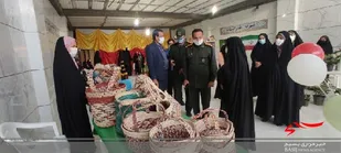 افتتاح نمایشگاه فرهنگی هنری شمیم انقلاب در چغادک