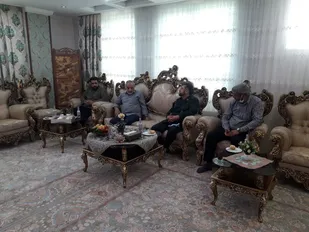 دیدار فرماندهی و شورای حوزه بسیج محلات علی (ع) شاهرود با جانباز عملیات مرصاد+ تصاویر