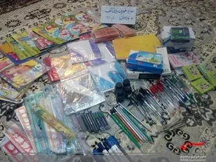 اهدای 10 بسته لوازم تحریر بین دانش آموزان شهرک گلستان بجنورد