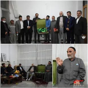دیدار رئیس اداره فرهنگ و ارشاد اسلامی با پیشکسوت هنر تعزیه شاهرود