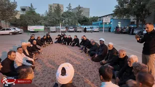 پیوند خدمت عاشقانه جبهه تولید با دل زائران پیاده رضوی
