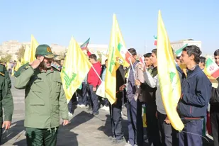 صبحگاه مشترک دانش&zwnj;آموزان بسیجی استان مرکزی برگزار شد