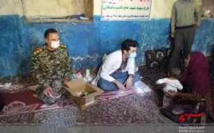 ویزیت و درمان رایگان بیماران منطقه عشایری سردشت