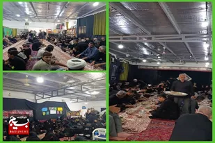مراسم بزرگداشت روز اربعین در سرخه برگزار شد
