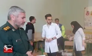 میز خدمت گروه جهادی یاوران حضرت مهدی(عج)