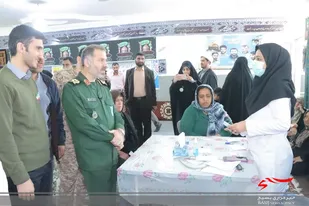 بازدید فرمانده سپاه کربلا از گروه جهادی سلمان ساری