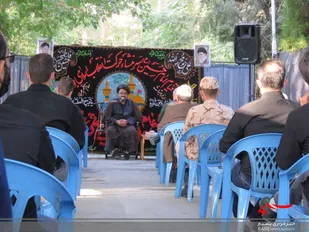مراسم عزاداری حضرت سیدالشهدا(ع) در ناحیه مقاومت بسیج امام علی(ع)