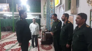 برگزاری تکریم و معارفه فرمانده حوزه بسیج مساجد و محلات ولایت شاهرود+ تصاویر